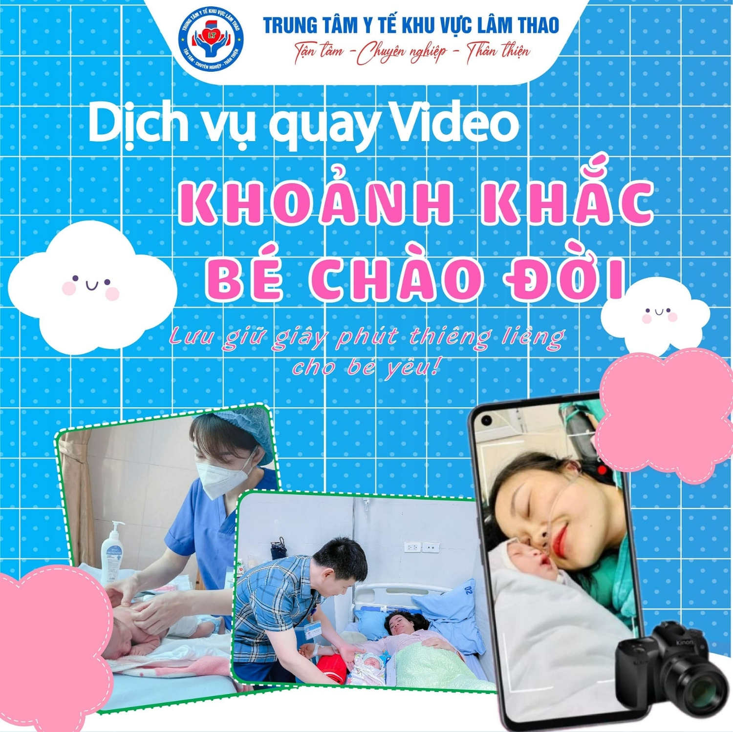 Dịch vụ Quay Video bé chào đời