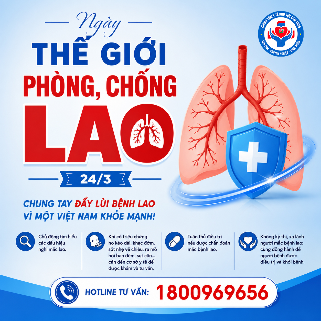 NGÀY THẾ GIỚI PHÒNG, CHỐNG LAO 24/3