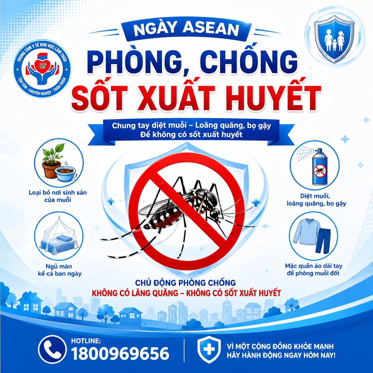 NGÀY ASEAN PHÒNG, CHỐNG SỐT XUẤT HUYẾT
