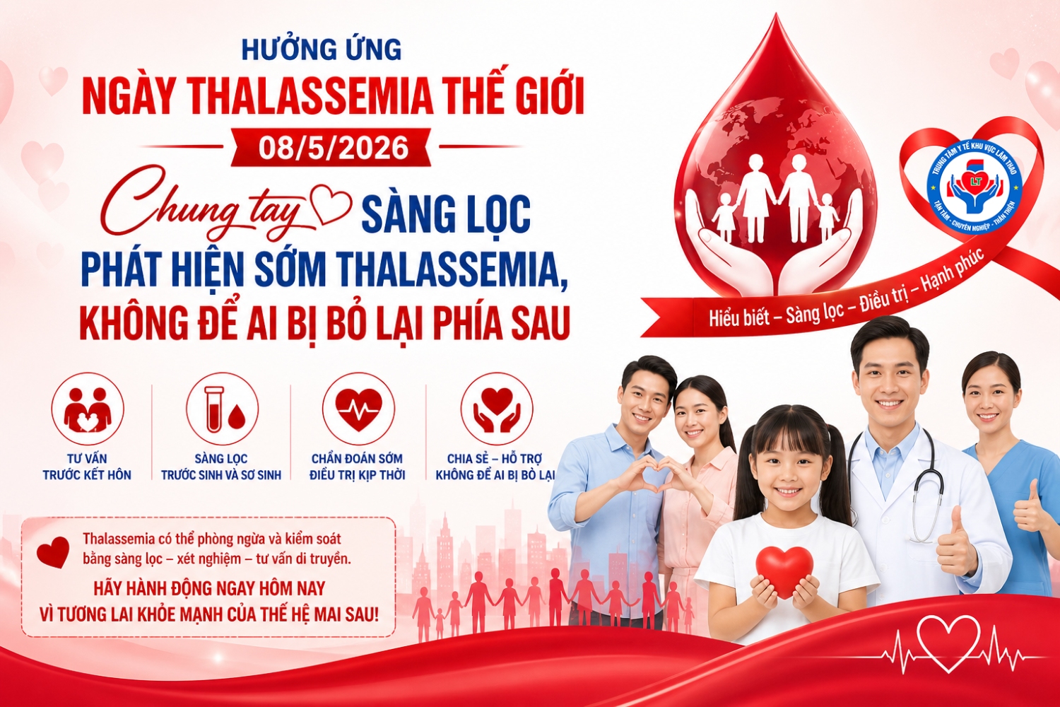 HƯỞNG ỨNG NGÀY THALASSEMIA THẾ GIỚI (8/5)